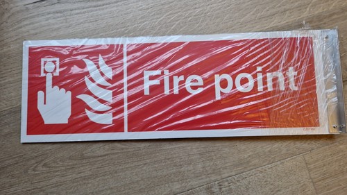 Fire point corridor sign - fire,
