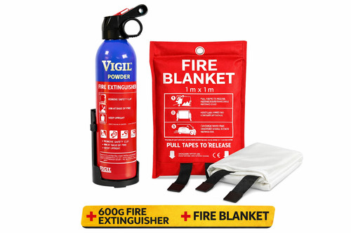 Fire extinguisher 600g - fire, +