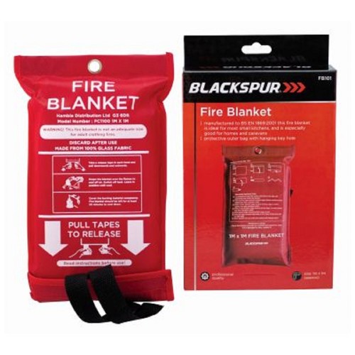 Fire blanket safety - fire,