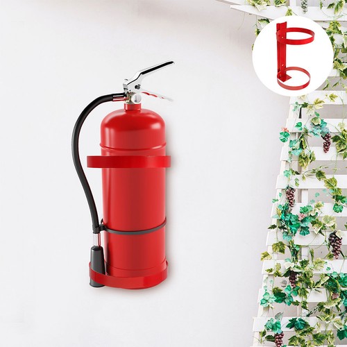 Red fire extinguisher holder - red,