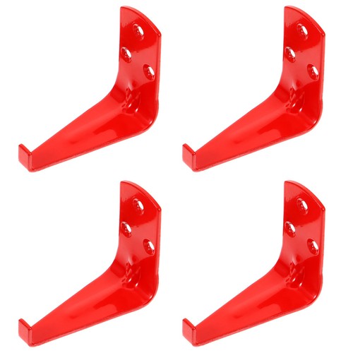 Red wall mounted fire - red,